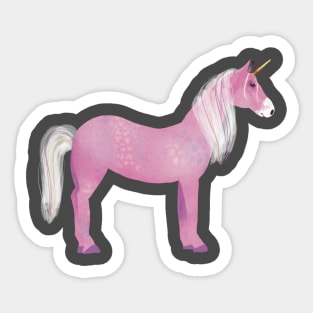 Pink Unicorn Sticker